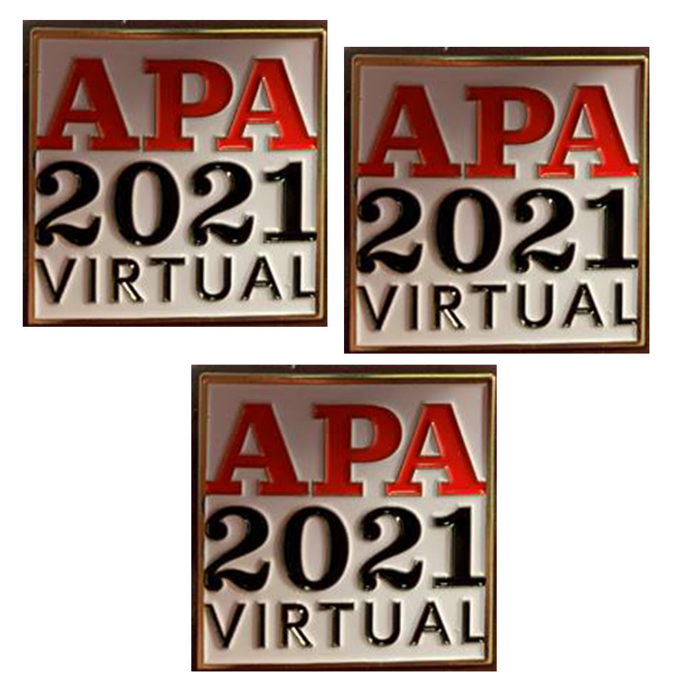 APA 2021 Convention Pin 3-Pack